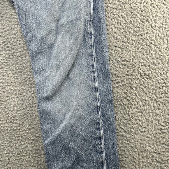 Levis 502 Jeans Mens 29 (27X26) Power Puff Girls Blue Clean Blue Denum - Picture 2 of 15